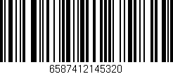 Código de barras (EAN, GTIN, SKU, ISBN): '6587412145320'