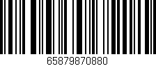 Código de barras (EAN, GTIN, SKU, ISBN): '65879870880'