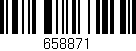 Código de barras (EAN, GTIN, SKU, ISBN): '658871'