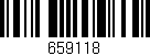 Código de barras (EAN, GTIN, SKU, ISBN): '659118'