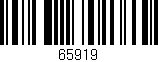 Código de barras (EAN, GTIN, SKU, ISBN): '65919'