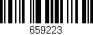 Código de barras (EAN, GTIN, SKU, ISBN): '659223'