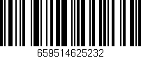 Código de barras (EAN, GTIN, SKU, ISBN): '659514625232'