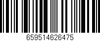 Código de barras (EAN, GTIN, SKU, ISBN): '659514626475'