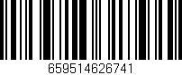 Código de barras (EAN, GTIN, SKU, ISBN): '659514626741'