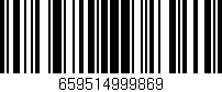 Código de barras (EAN, GTIN, SKU, ISBN): '659514999869'