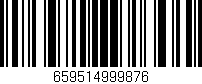 Código de barras (EAN, GTIN, SKU, ISBN): '659514999876'