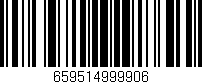 Código de barras (EAN, GTIN, SKU, ISBN): '659514999906'