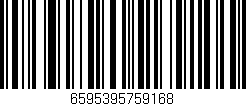 Código de barras (EAN, GTIN, SKU, ISBN): '6595395759168'