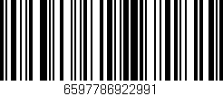 Código de barras (EAN, GTIN, SKU, ISBN): '6597786922991'