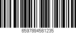 Código de barras (EAN, GTIN, SKU, ISBN): '6597894561235'