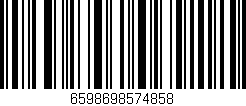 Código de barras (EAN, GTIN, SKU, ISBN): '6598698574858'