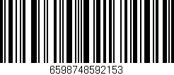 Código de barras (EAN, GTIN, SKU, ISBN): '6598748592153'