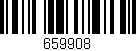 Código de barras (EAN, GTIN, SKU, ISBN): '659908'