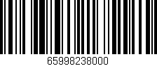 Código de barras (EAN, GTIN, SKU, ISBN): '65998238000'
