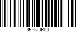 Código de barras (EAN, GTIN, SKU, ISBN): '65FNUK88'