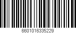 Código de barras (EAN, GTIN, SKU, ISBN): '6601016335229'