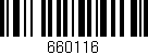 Código de barras (EAN, GTIN, SKU, ISBN): '660116'