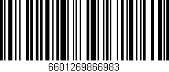 Código de barras (EAN, GTIN, SKU, ISBN): '6601269866983'