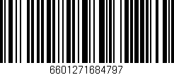 Código de barras (EAN, GTIN, SKU, ISBN): '6601271684797'