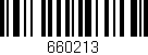 Código de barras (EAN, GTIN, SKU, ISBN): '660213'
