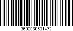Código de barras (EAN, GTIN, SKU, ISBN): '6602868681472'