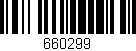 Código de barras (EAN, GTIN, SKU, ISBN): '660299'