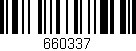 Código de barras (EAN, GTIN, SKU, ISBN): '660337'