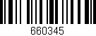 Código de barras (EAN, GTIN, SKU, ISBN): '660345'