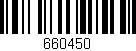 Código de barras (EAN, GTIN, SKU, ISBN): '660450'