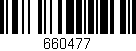 Código de barras (EAN, GTIN, SKU, ISBN): '660477'