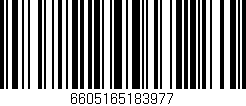 Código de barras (EAN, GTIN, SKU, ISBN): '6605165183977'