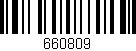 Código de barras (EAN, GTIN, SKU, ISBN): '660809'