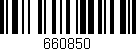 Código de barras (EAN, GTIN, SKU, ISBN): '660850'