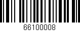 Código de barras (EAN, GTIN, SKU, ISBN): '66100008'