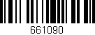 Código de barras (EAN, GTIN, SKU, ISBN): '661090'