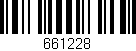 Código de barras (EAN, GTIN, SKU, ISBN): '661228'