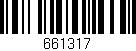 Código de barras (EAN, GTIN, SKU, ISBN): '661317'
