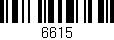 Código de barras (EAN, GTIN, SKU, ISBN): '6615'