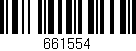 Código de barras (EAN, GTIN, SKU, ISBN): '661554'