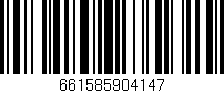 Código de barras (EAN, GTIN, SKU, ISBN): '661585904147'