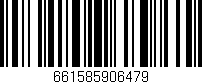 Código de barras (EAN, GTIN, SKU, ISBN): '661585906479'