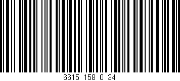 Código de barras (EAN, GTIN, SKU, ISBN): '6615_158_0_34'