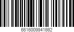 Código de barras (EAN, GTIN, SKU, ISBN): '6616009941882'