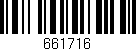 Código de barras (EAN, GTIN, SKU, ISBN): '661716'
