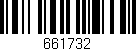 Código de barras (EAN, GTIN, SKU, ISBN): '661732'