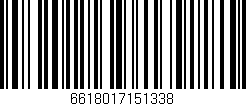 Código de barras (EAN, GTIN, SKU, ISBN): '6618017151338'