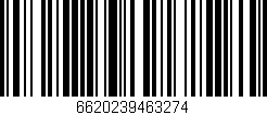 Código de barras (EAN, GTIN, SKU, ISBN): '6620239463274'