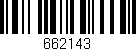 Código de barras (EAN, GTIN, SKU, ISBN): '662143'