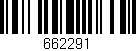 Código de barras (EAN, GTIN, SKU, ISBN): '662291'